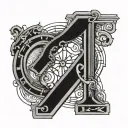 1971 Roman Numerals tattoo design idea