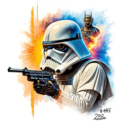 Star wars tattoo with oppo rancisis, even piell, luminara unduli, master im gun, bariss offee, shaak ti, yaddle tattoo design idea