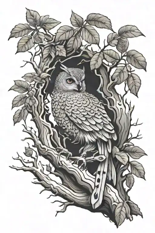 Alejandra VIII.XXVII.MMXX! in a tree made tattoo design idea