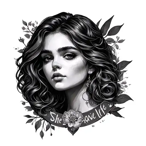 She Gave Me Life tattoo design idea