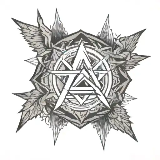 Linkin Park album cover tattoo design idea