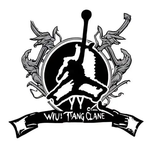 Jordan, Polo, Wu Tang Logo Clan tattoo design idea
