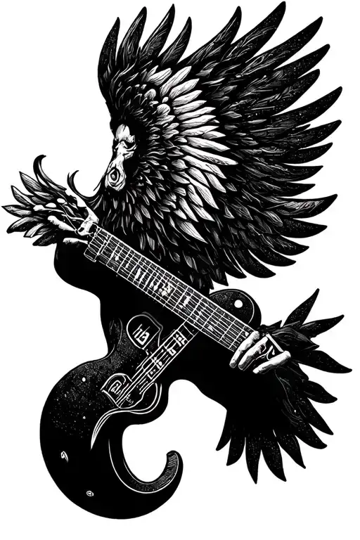 foo fighters tattoo design idea