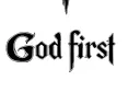 "God first" tattoo design idea