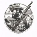 arthur morgan grave tattoo design idea