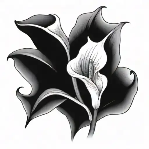 Calla Lily tattoo design idea