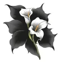 Calla Lily tattoo design idea
