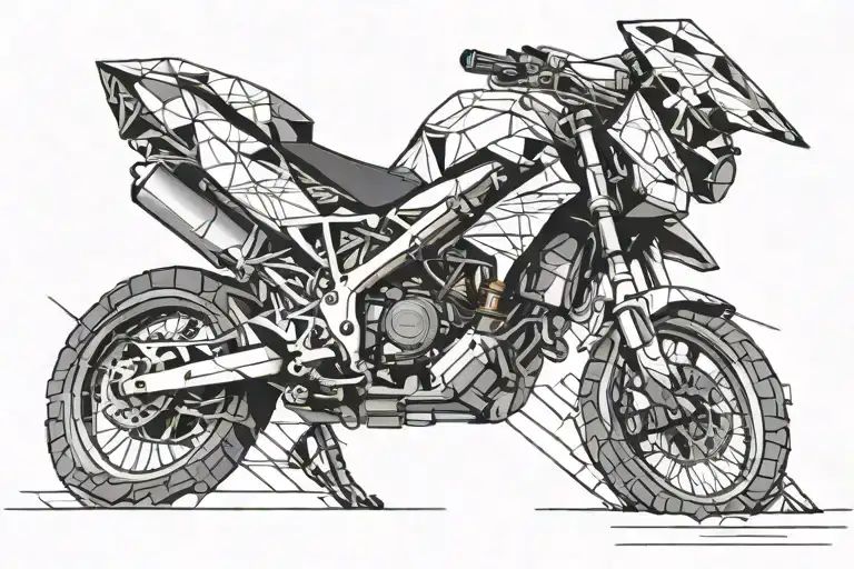 adrenaline motocross bike motivated meaning tattoo design tattoo design idea