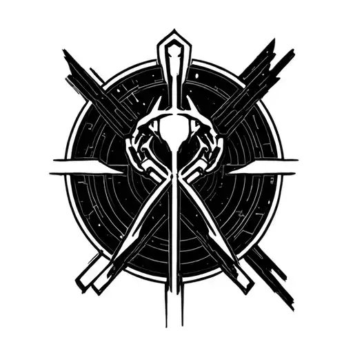 Neon genesis evangelion cyber sigil tattoo tattoo design idea