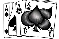 5 card poker hand with the ace of spades, ace of clubs, 8 of spades, and the 8 of clubs with the other card reversed tattoo design idea