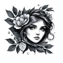 Silk tattoo design idea