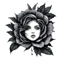 Silk tattoo design idea