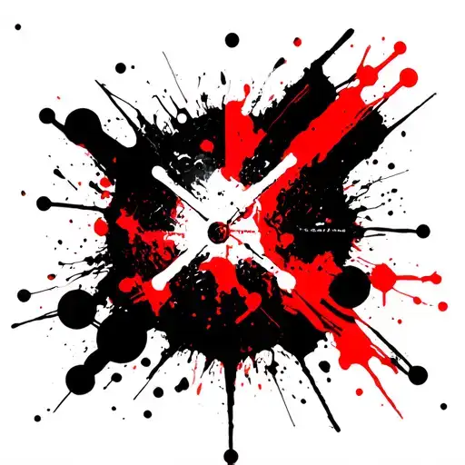 dmt molecule forming tattoo design idea