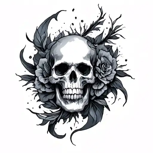 chaos and order tattoo design idea