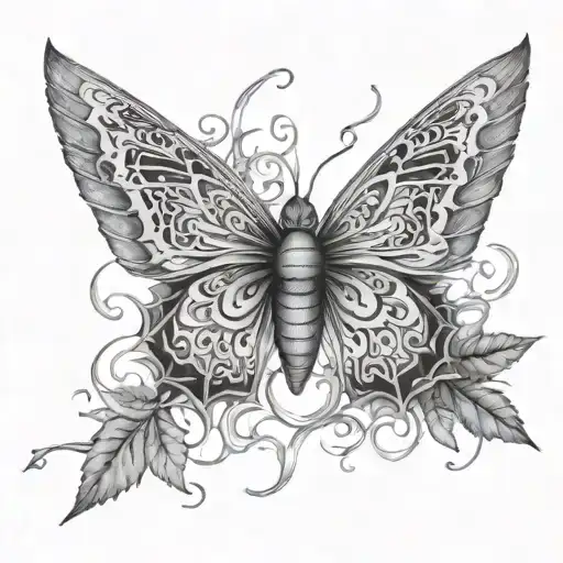 Quiet tattoo design idea