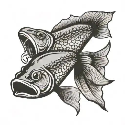 Fishing Lure tattoo design idea