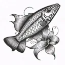 Fishing Lure tattoo design idea