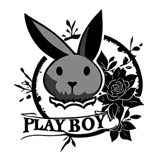 Playboy tattoo design idea