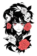 anime big three tattoo design idea