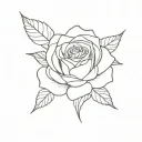 Colombia and roses  tattoo design idea
