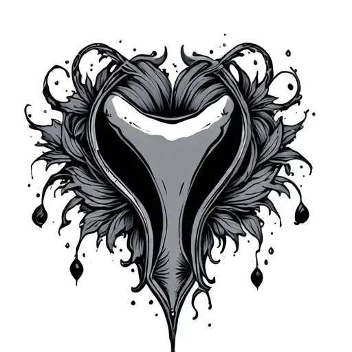 Vagina tattoo design idea