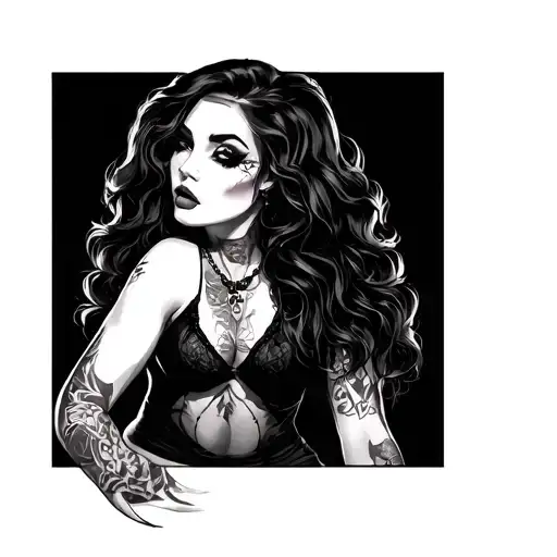 Slut tattoo design idea