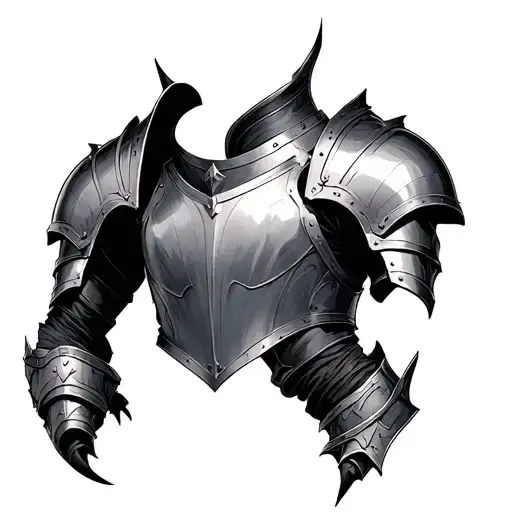 breastplate armor tattoo tattoo design idea