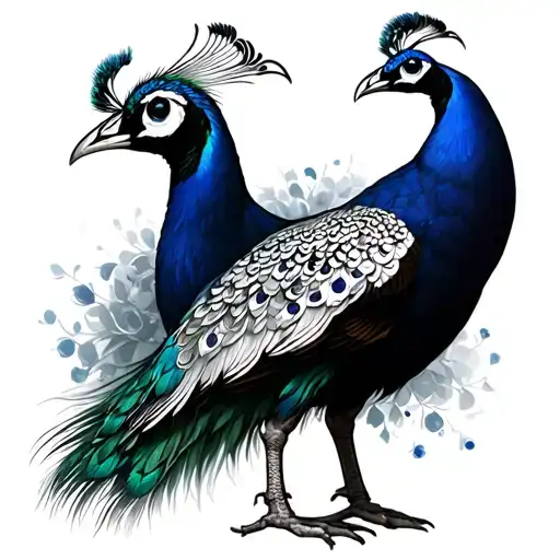 Leeds United Peacock tattoo design idea