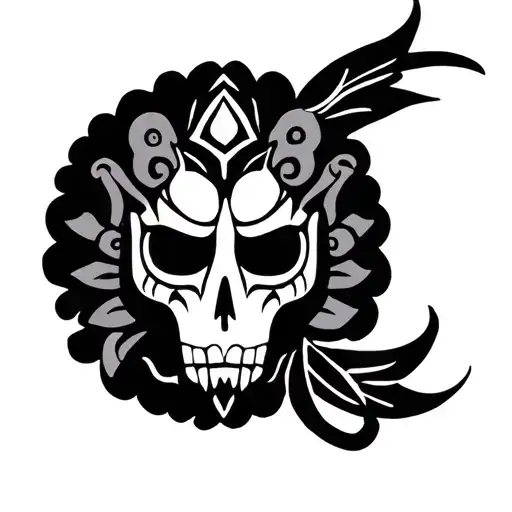 mictlan tattoo design idea