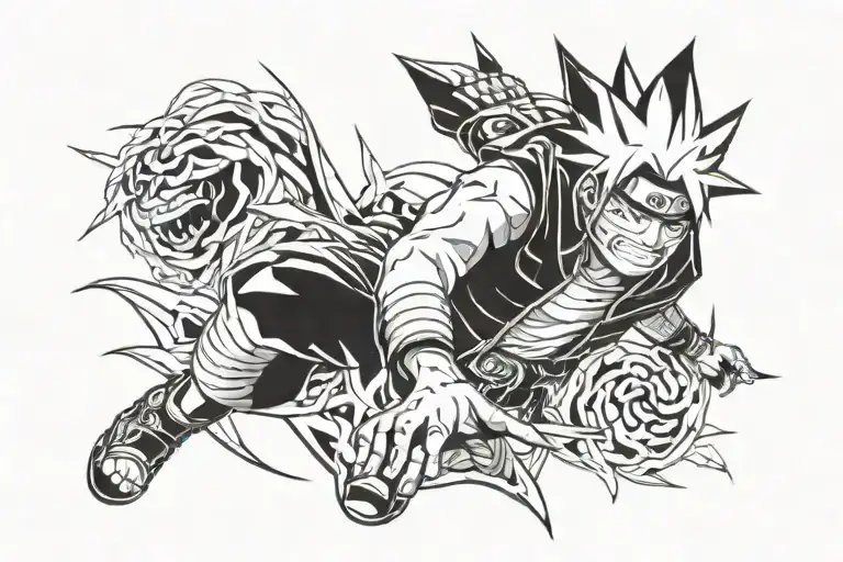 Pain from naruto tattoo design idea