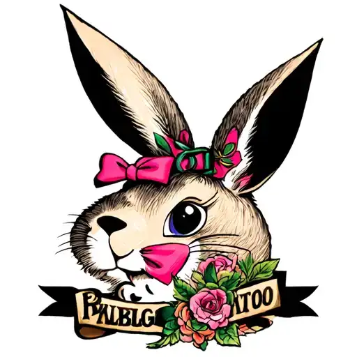 playboy bunny tattoo design idea
