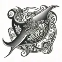 Moana manta ray tattoo design idea