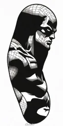 comic book tattoo design idea