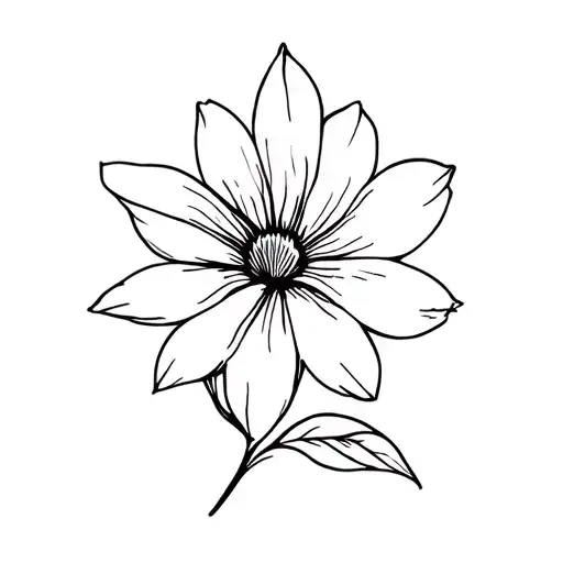 tiare flower tattoo design idea