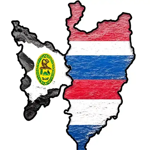 half outline of the Haiti and half of the Aruba island and in the middle the flags like half half tattoo design idea