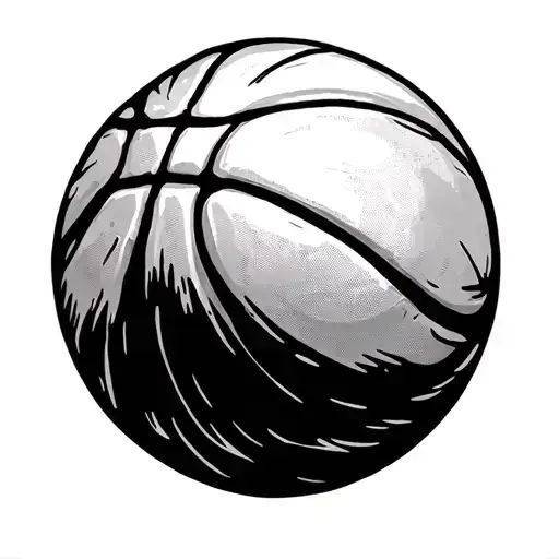 mandala with ball of basketball in the middle make the ball more it clearer tattoo design idea