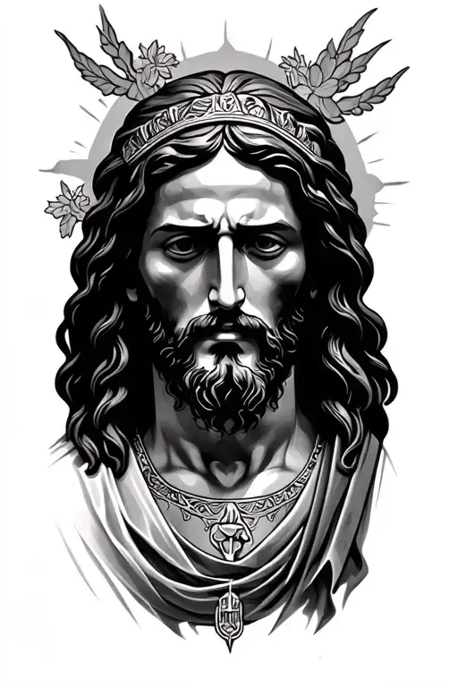 Ulrich jesus christ tattoo design idea