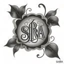 shreya name tattoo design idea
