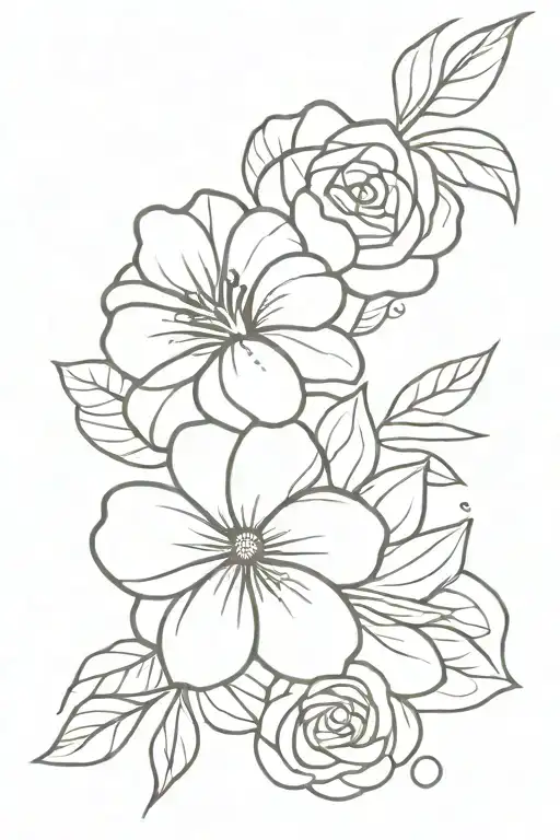 Girly tattoo design idea