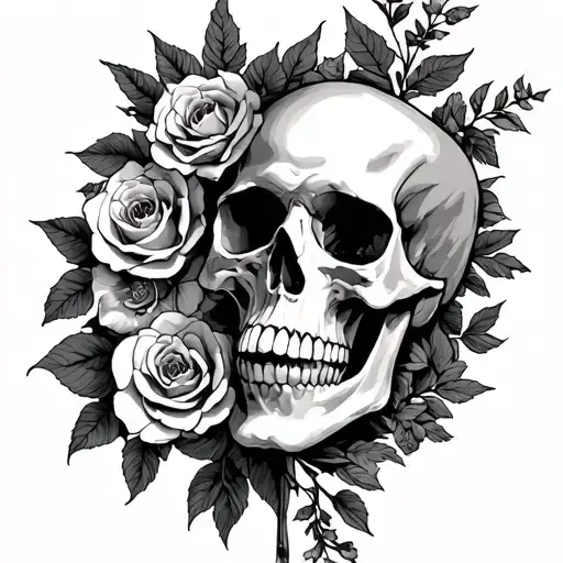 Memento Mori, Memento Vivere tattoo design idea
