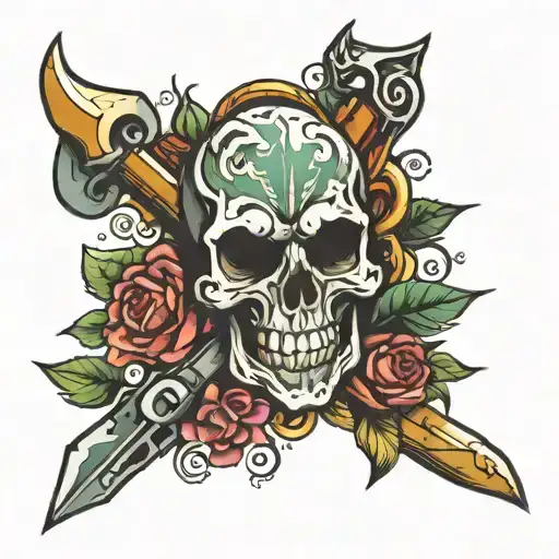 AX tattoo design idea