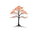 Maple Tree tattoo design idea