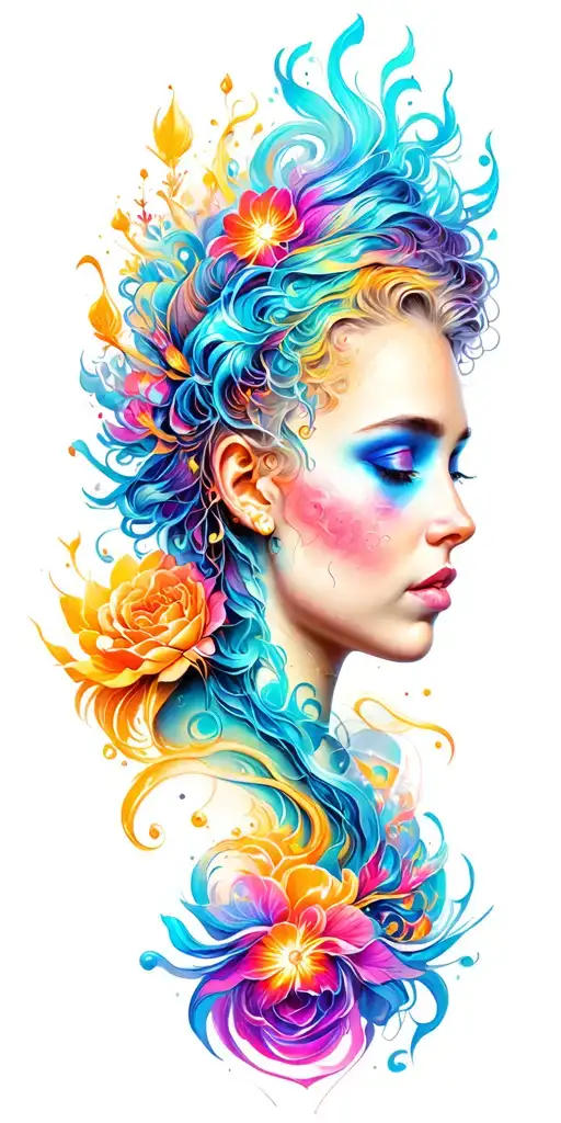 Hélier Mergage and Intense Gemini Fusion tattoo design idea