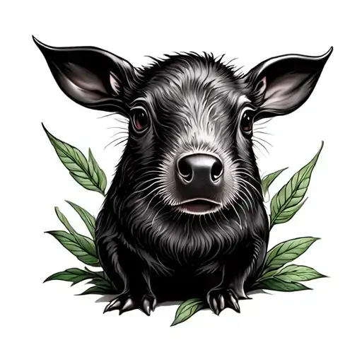 Mole tattoo design idea