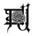 "Jasmine Damian" ambigram tattoo design idea