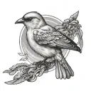 Eminem Mockingbird tattoo design idea