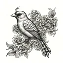Eminem Mockingbird tattoo design idea