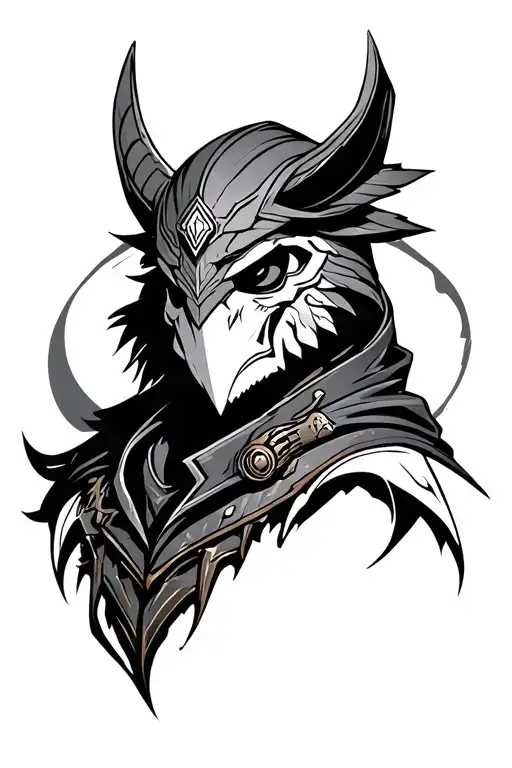 Destiny 2 hunter mark tattoo design idea