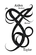 infinty symbol with the names "Aiden" and "Taylor" tattoo design idea