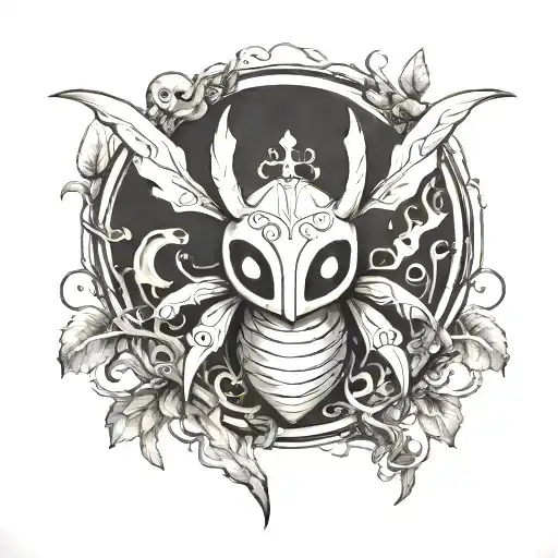 hollow knight hornet tattoo design idea
